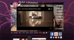Desktop Screenshot of olgalounova.cz